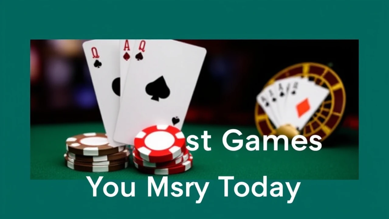 Best 7 Casino Games You Must Try Today