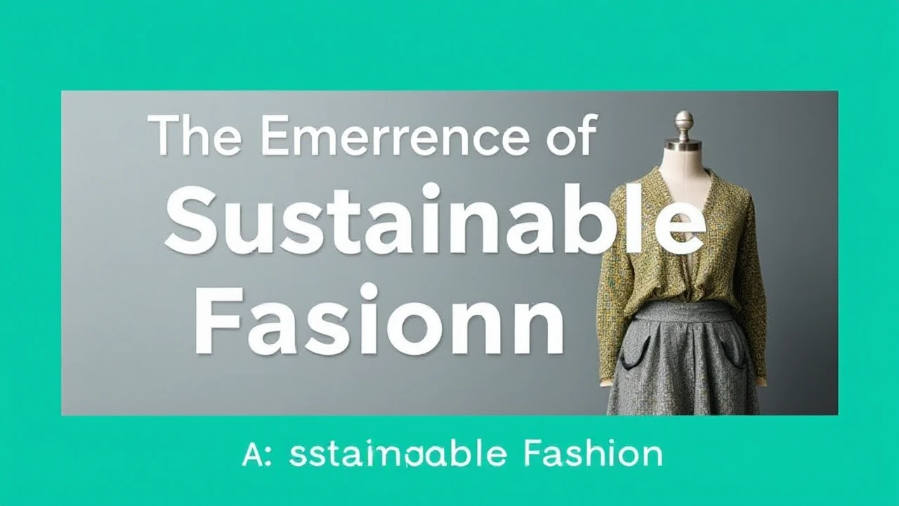 The Emergence of Sustainable Fashion: A Comprehensive Guide