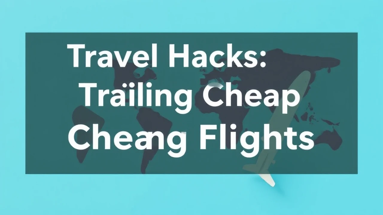 Expert Tips on Travel Hacks: Nailing Cheap Flights