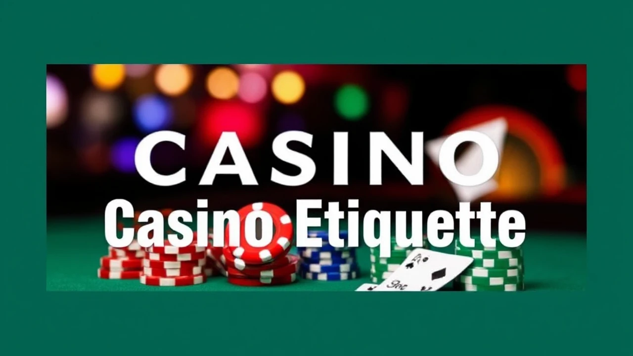 A Newcomer's Handbook to Casino Etiquette: What to Do and Avoid