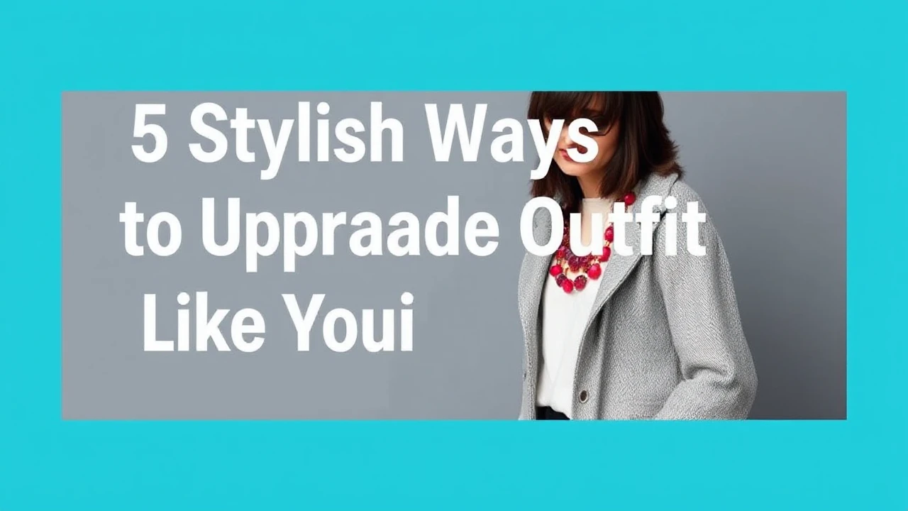 5 Stylish Ways to Upgrade Your Outfit Like a Professional