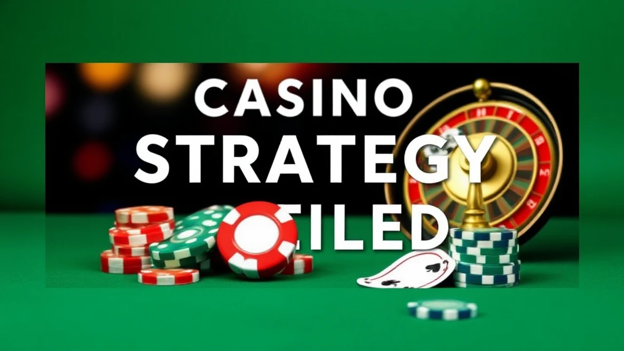 Casino Strategy Unveiled: From Newbie to Pro