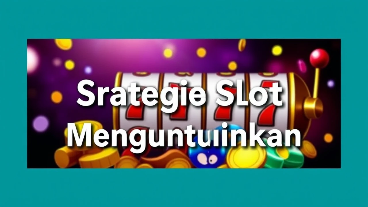 Strategi Slot yang Menguntungkan