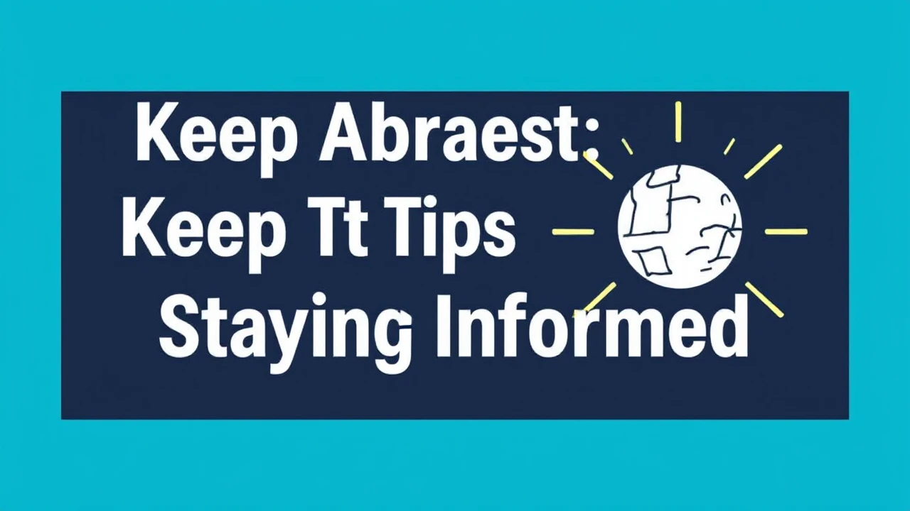 Keep Abreast: Expert Tips for Staying Informed