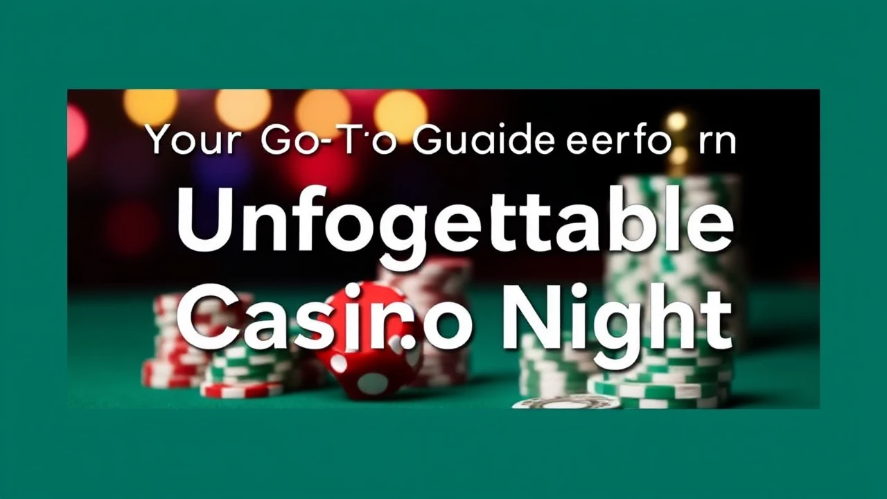 Your Go-To Guide for an Unforgettable Casino Night