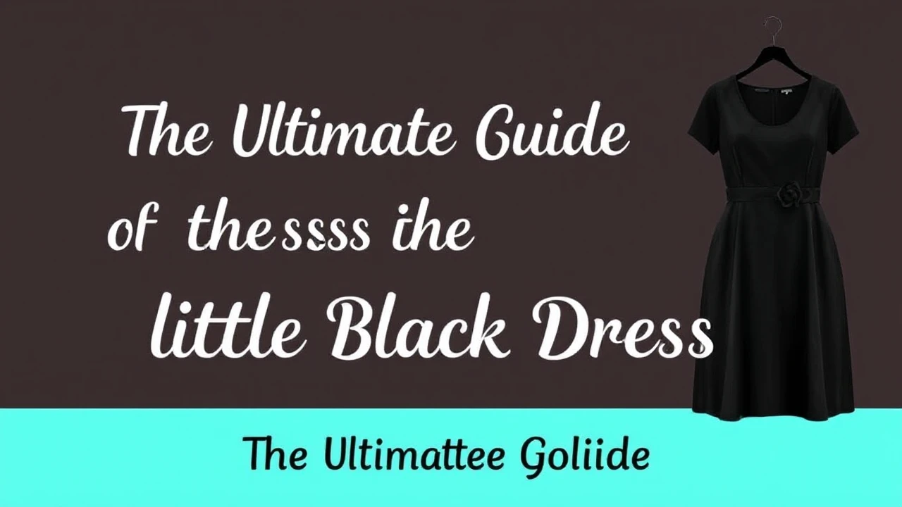 The Ultimate Guide of Choosing the Ultimate Little Black Dress