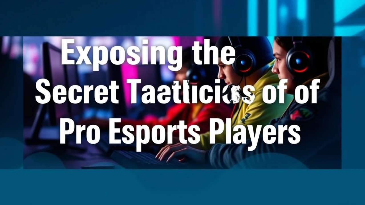 Exposing the Secret Tactics of Pro Esports Players