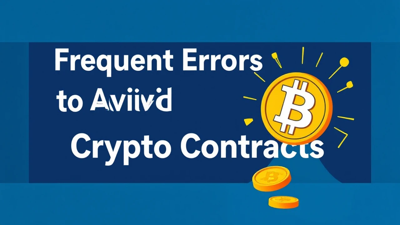Frequent Errors to Avoid When Dealing with Crypto Contracts
