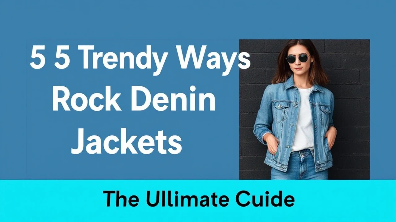 5 Trendy Ways to Rock Denim Jackets This Season: Your Ultimate Guide