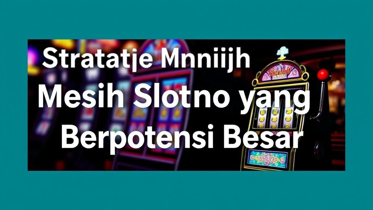 Strategi Memilih Mesin Slot Casino yang Berpotensi Besar