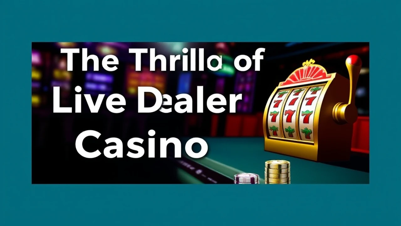 The Thrill of Live Dealer Casino Slots