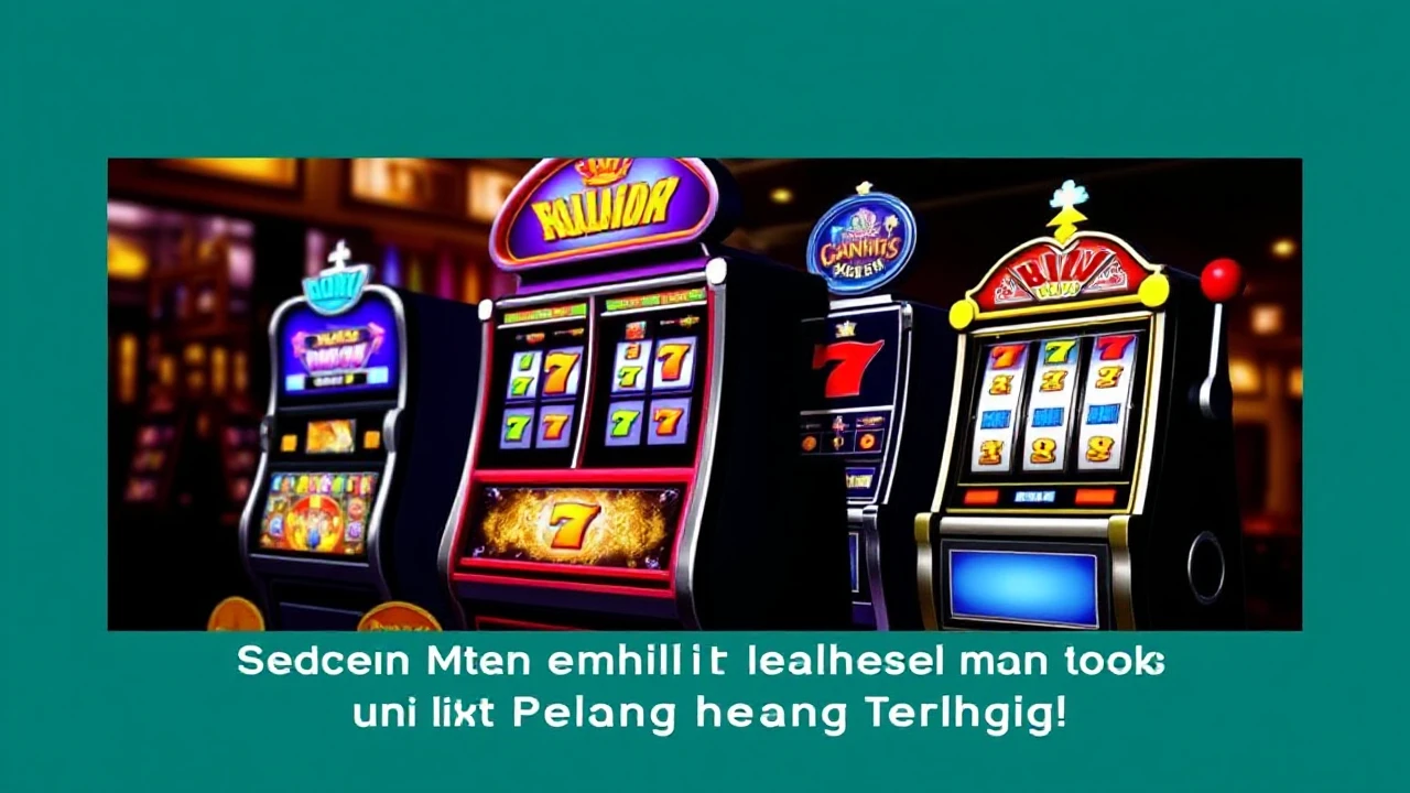 Panduan Memilih Slot Machine Terbaik untuk Peluang Menang Tinggi