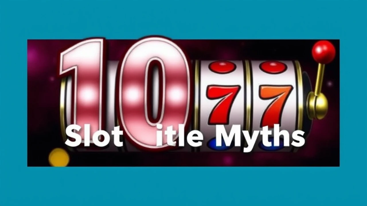 Dispelling 10 Slot Title Myths: Distinguishing Reality from Mythology