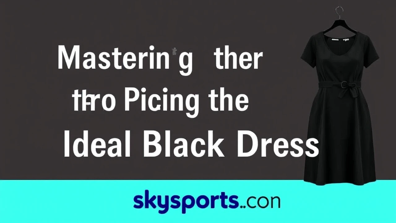 Mastering the Art of Picking the Ideal Little Black Dress