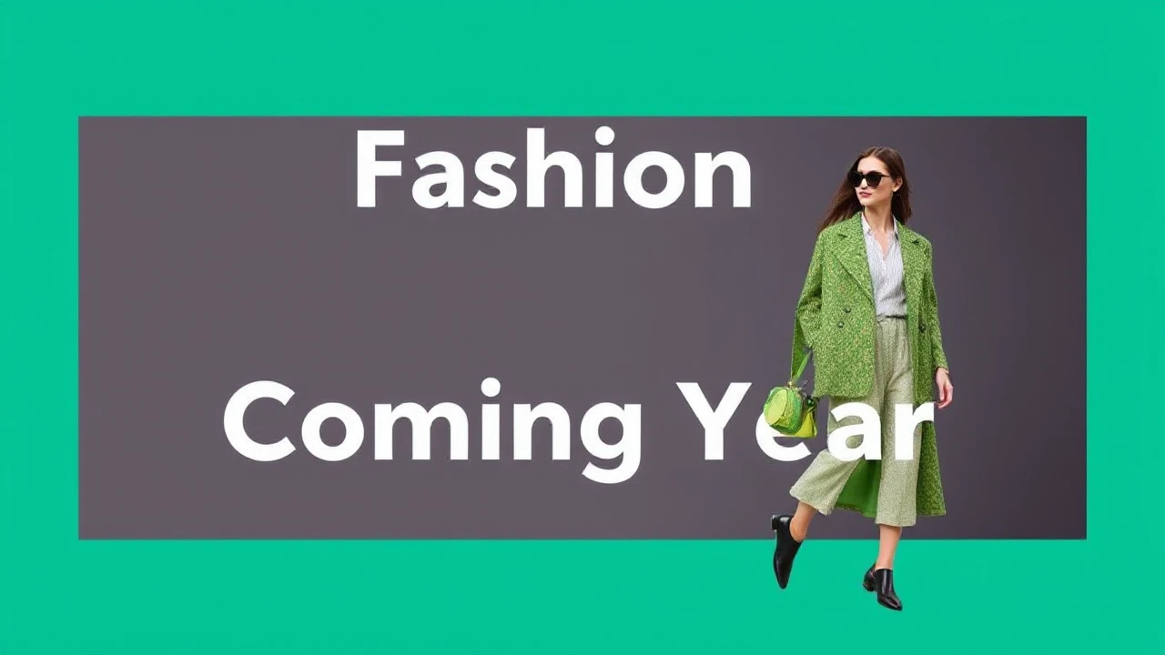 The Fashion Trends to Look Forward to in the Coming Year