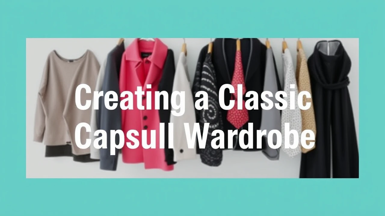 A Comprehensive Manual to Creating a Classic Capsule Wardrobe