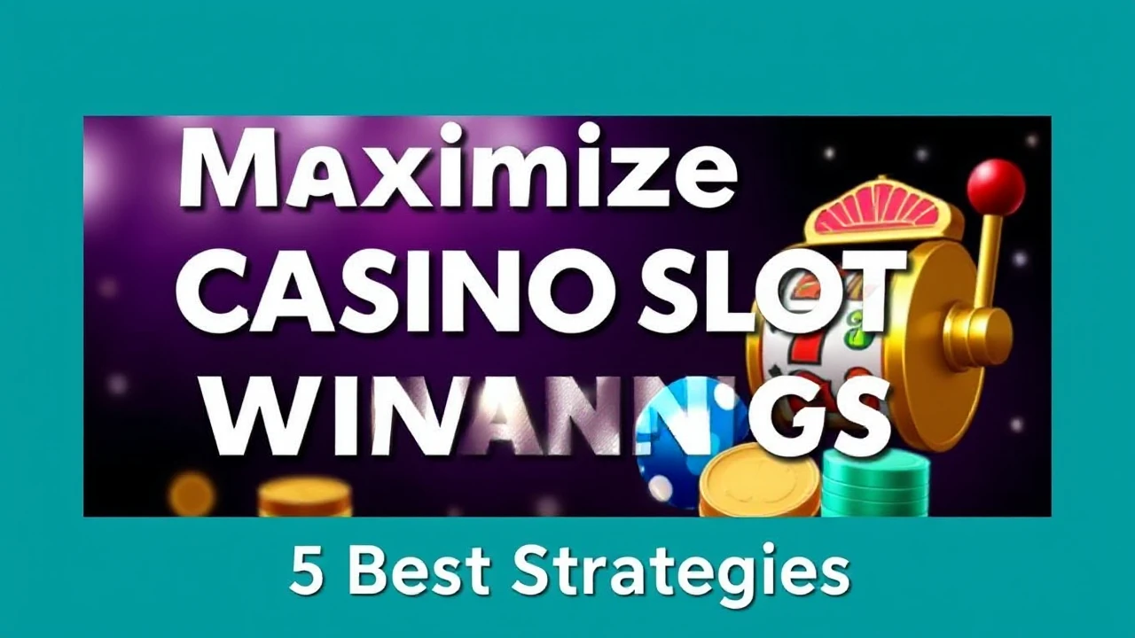 Maximize Your Casino Slot Winnings: 5 Best Strategies