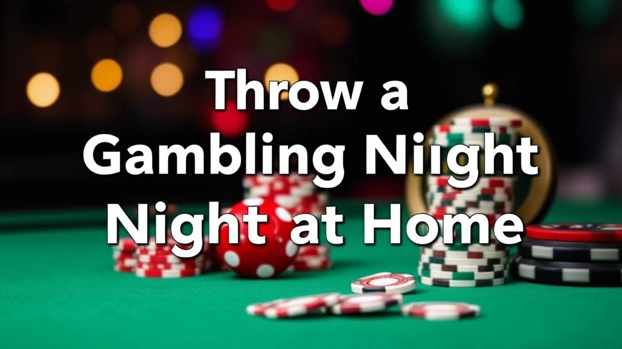 Throw a Gambling Night at Home: DIY Tips and Pointers