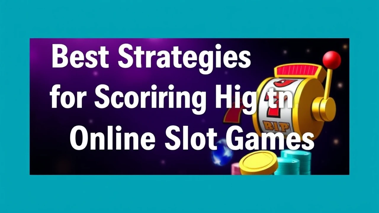 Best Strategies for Scoring High on Online Slot Games