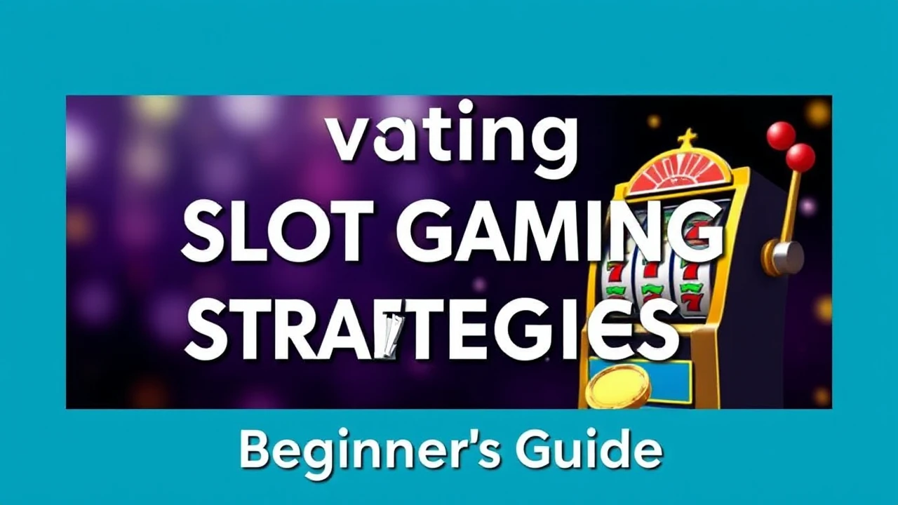 Navigating Slot Gaming Strategies: Beginner's Guide