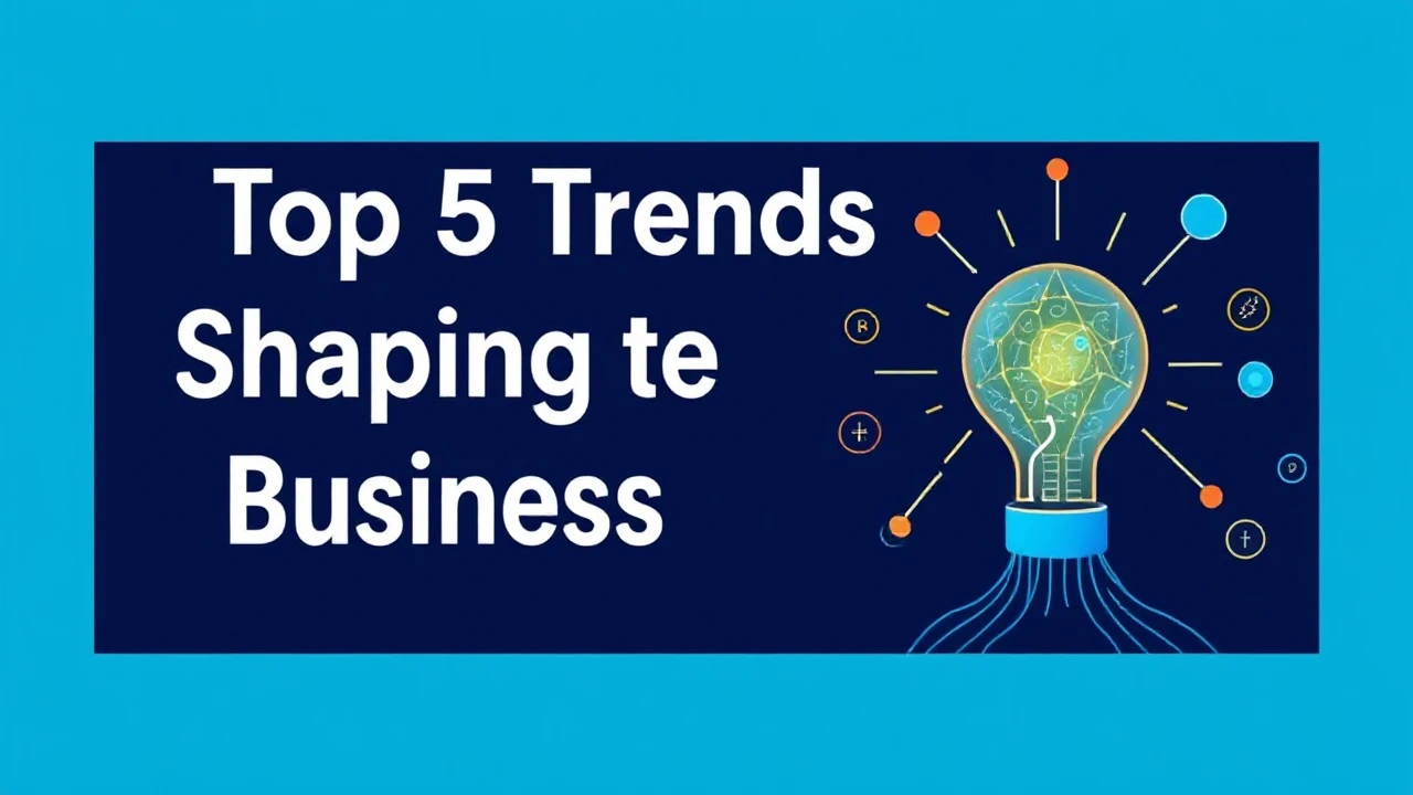 Delving into the Top 5 Trends Shaping the Future of Business Innovation