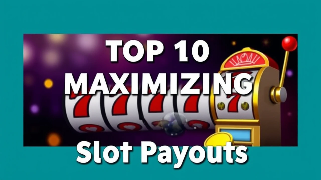 Top 10 Strategies for Maximizing Slot Payouts