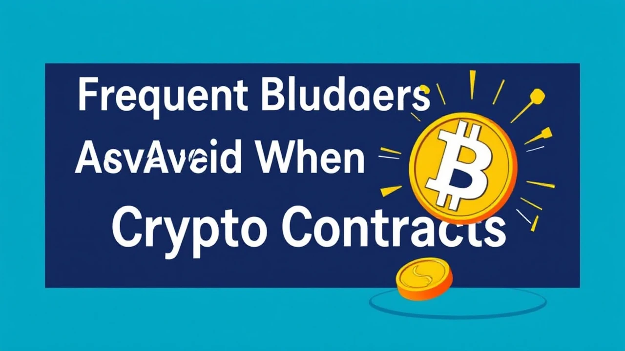 Frequent Blunders to Avoid When Using Crypto Contracts