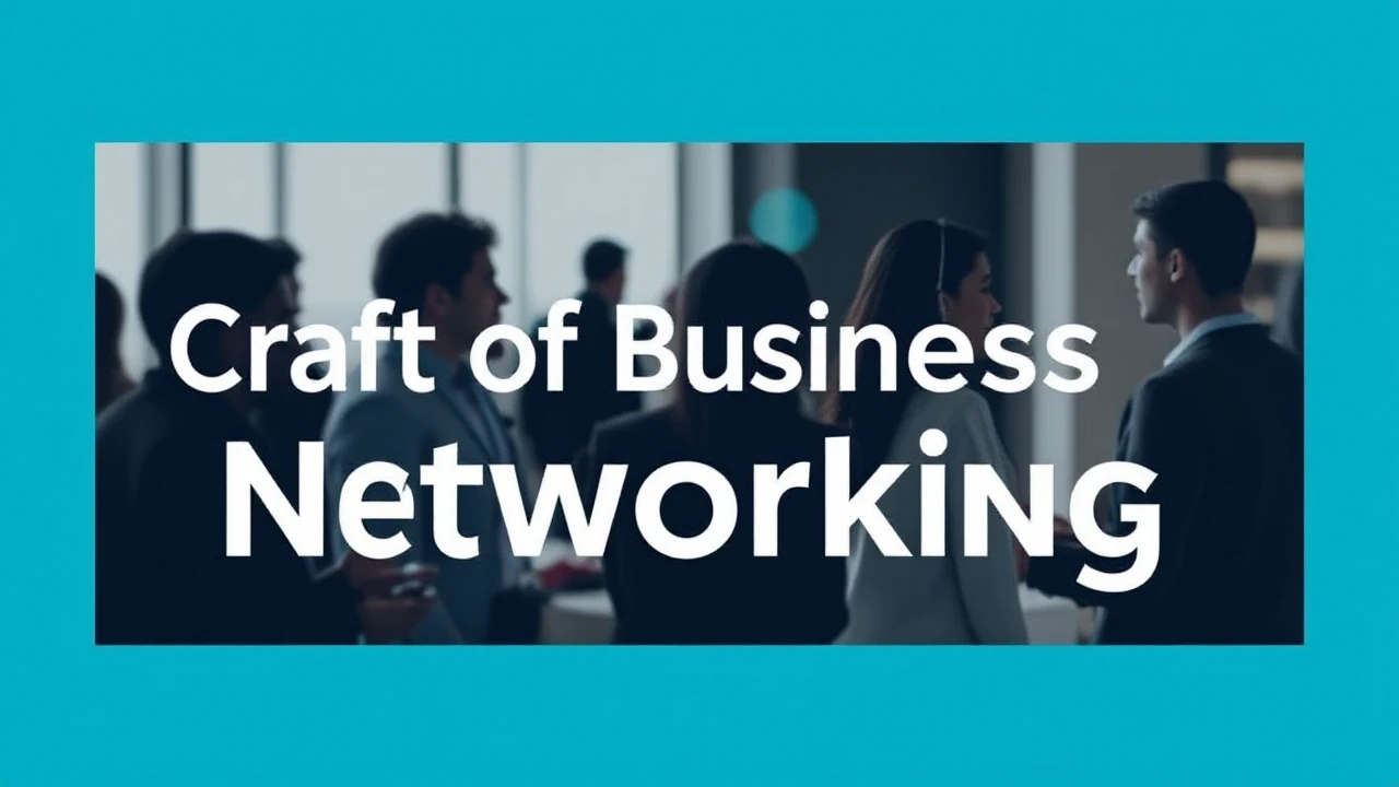 Unlocking the Craft of Business Networking: An In-Depth Guide