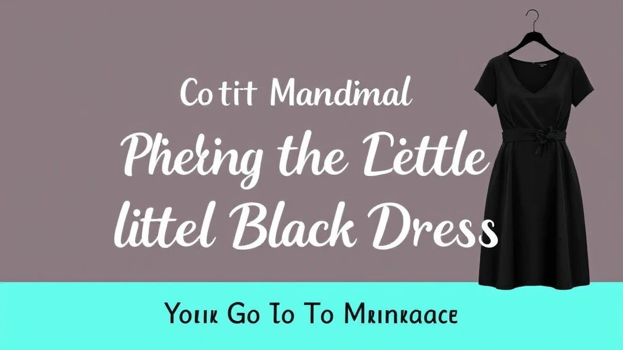Your Go-To Manual of Picking the Perfect Little Black Dress