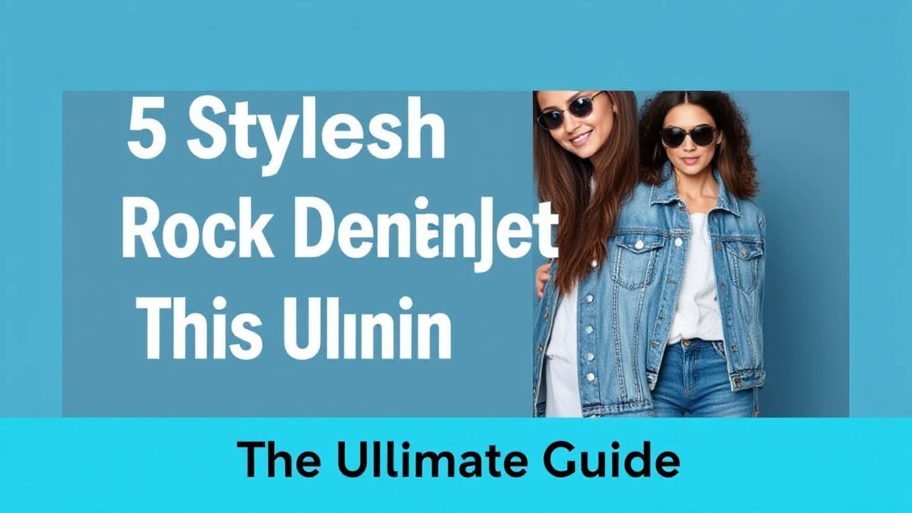 5 Stylish Ideas to Rock Denim Jackets This Season: Your Ultimate Guide