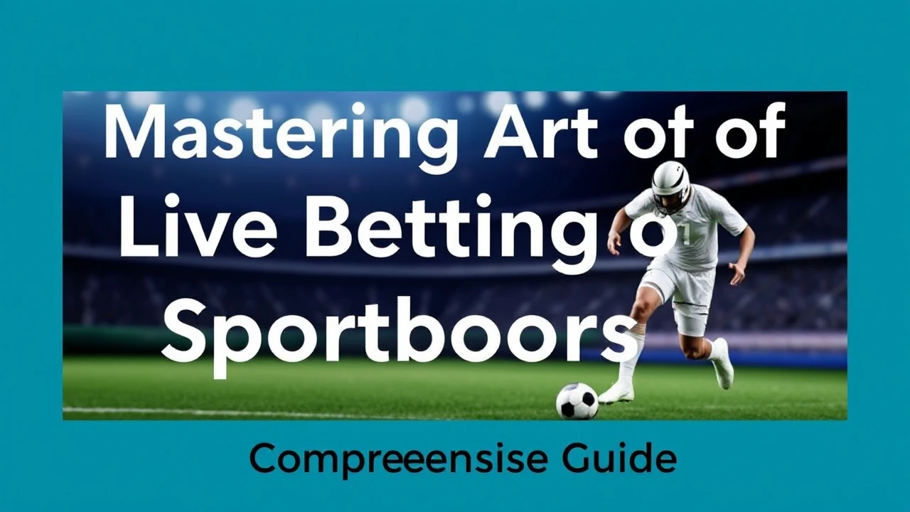 Mastering the Art of Live Betting on Sportsbooks: A Comprehensive Guide