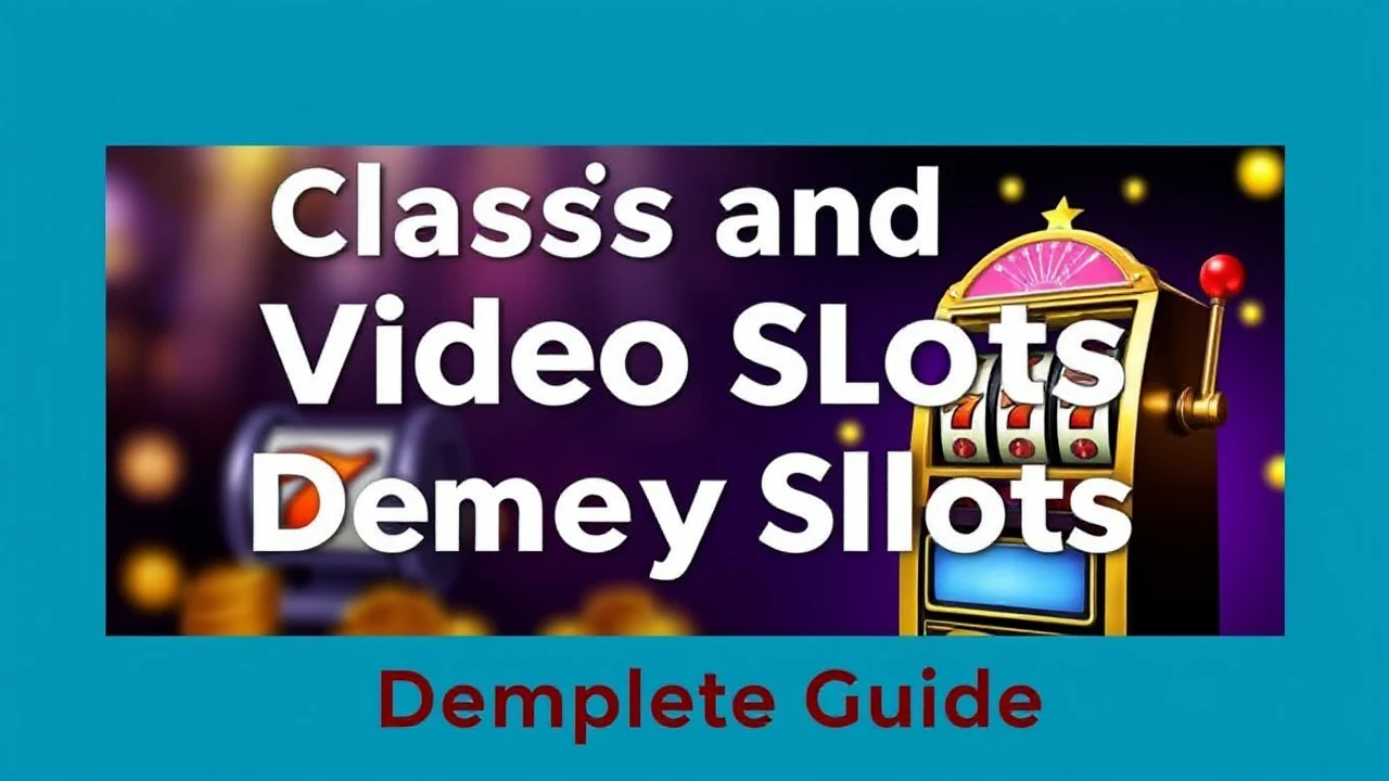 Classic and Video Slots Demystified: A Complete Guide