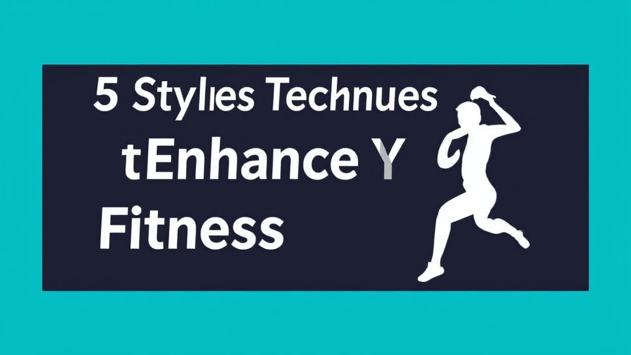 5 Stylish Techniques to Enhance Your Fitness Lifestyle