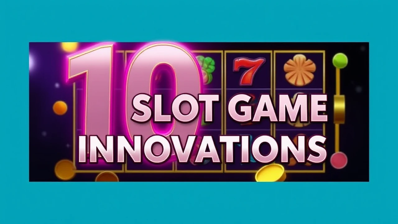Shaping the Industry: 10 Slot Game Innovations