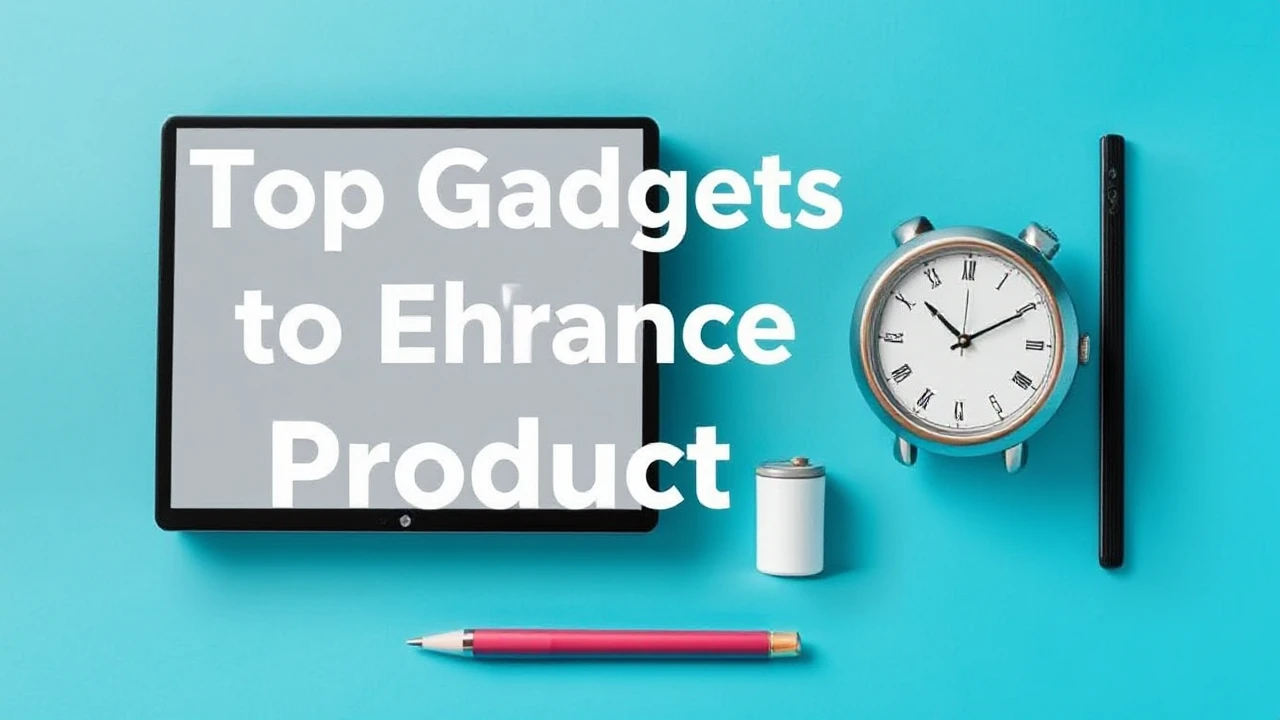 Top Gadgets to Enhance Your Productivity
