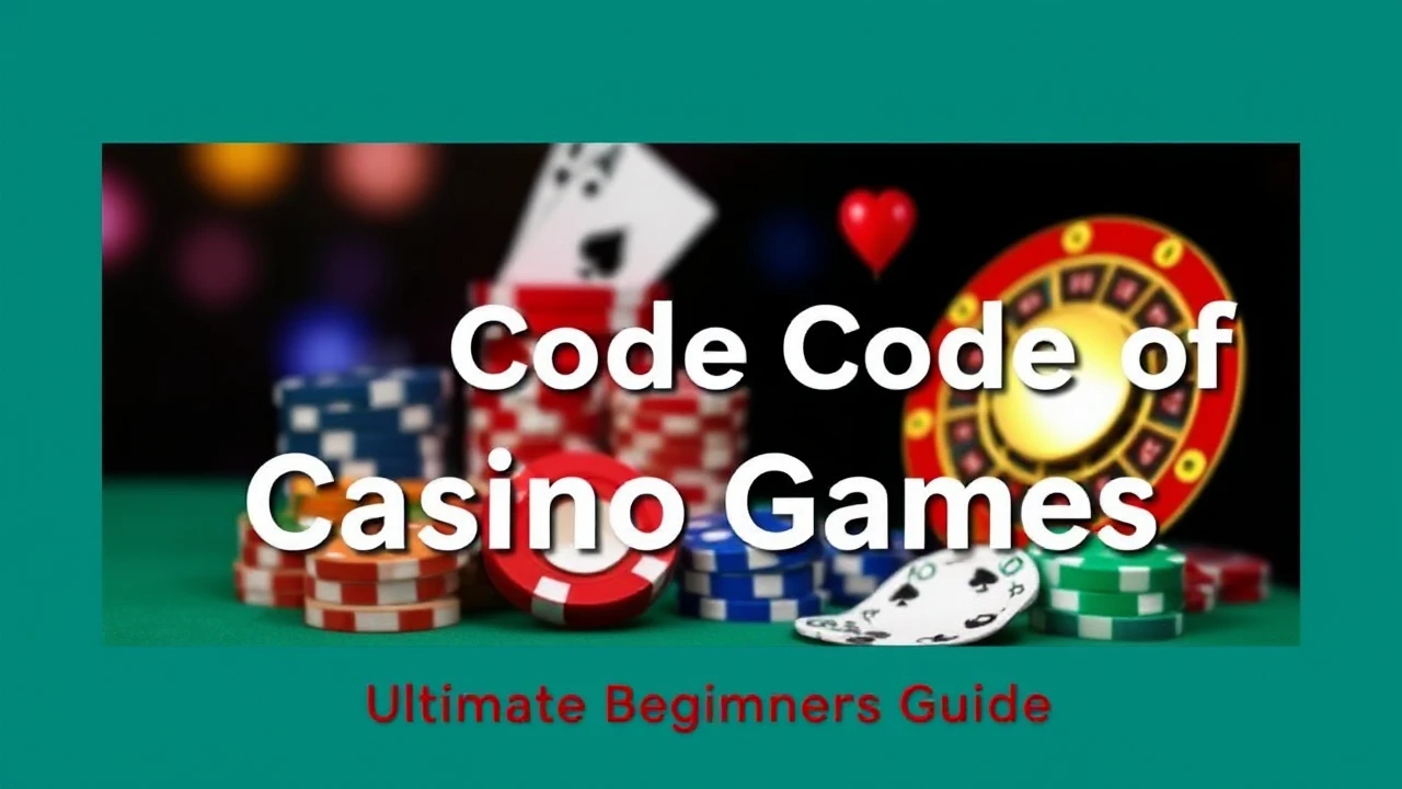 Cracking the Code of Casino Games: The Ultimate Beginner's Guide
