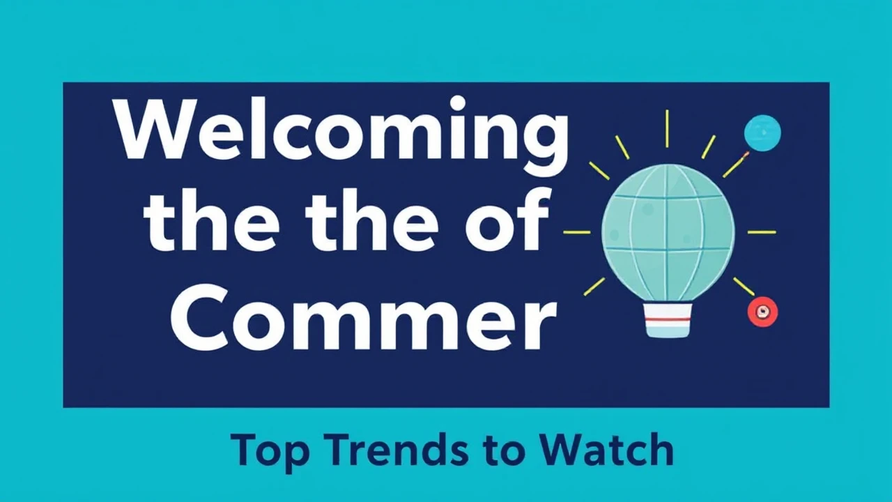 Welcoming the of Commerce: Top Trends to Watch