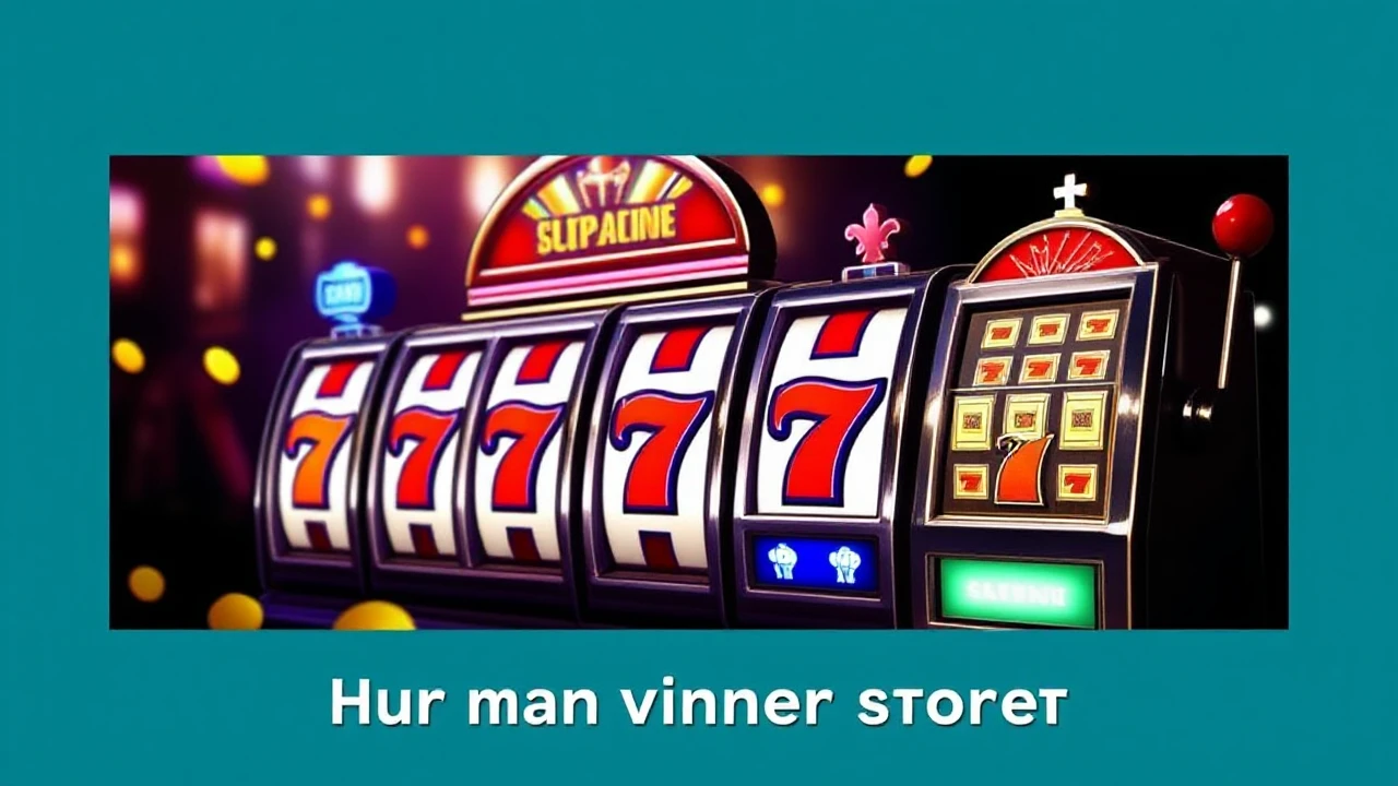 Hur man vinner stort på slotsmaskiner