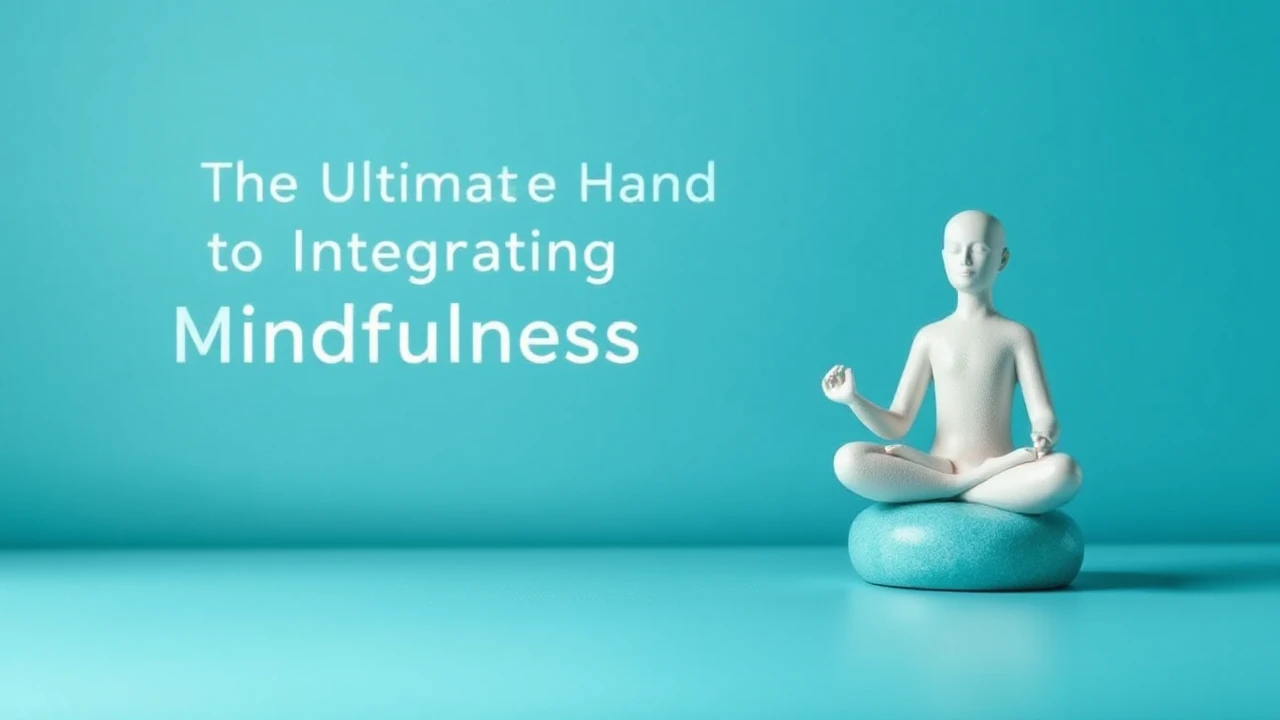The Ultimate Handbook to Integrating Mindfulness Meditation to Your Daily Routine for Boosted Wellness