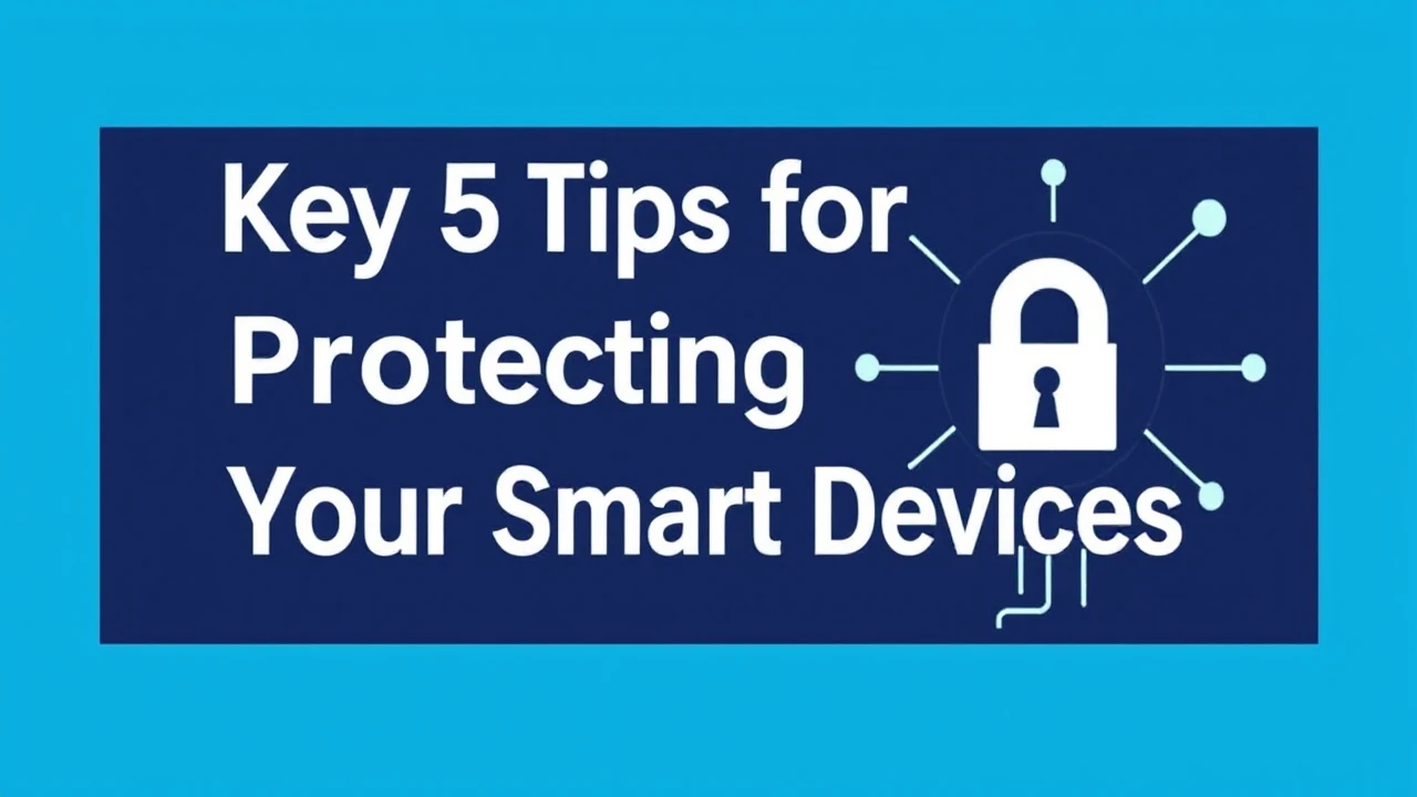 Key 5 Tips for Protecting Your Smart Devices