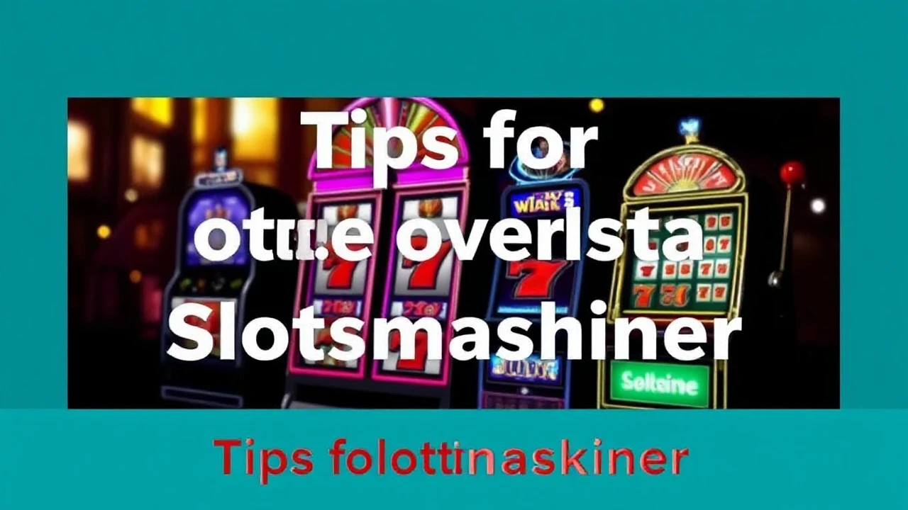 Tips för att överlista slotsmaskiner - Spännande Guide