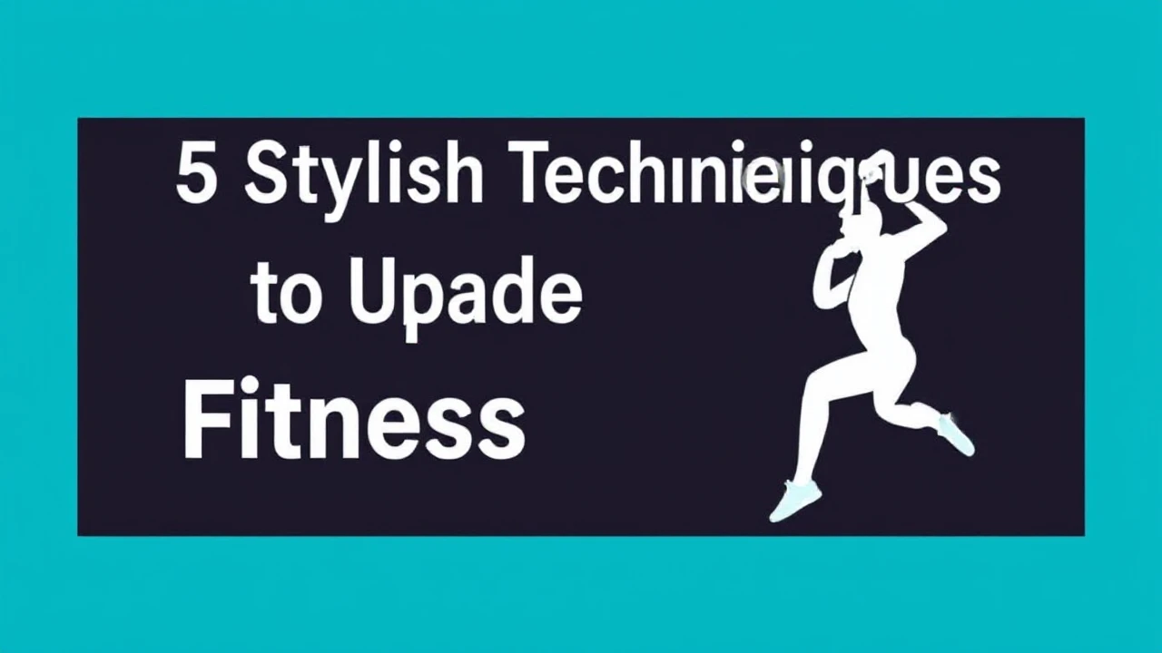 5 Stylish Techniques to Upgrade Your Fitness Lifestyle