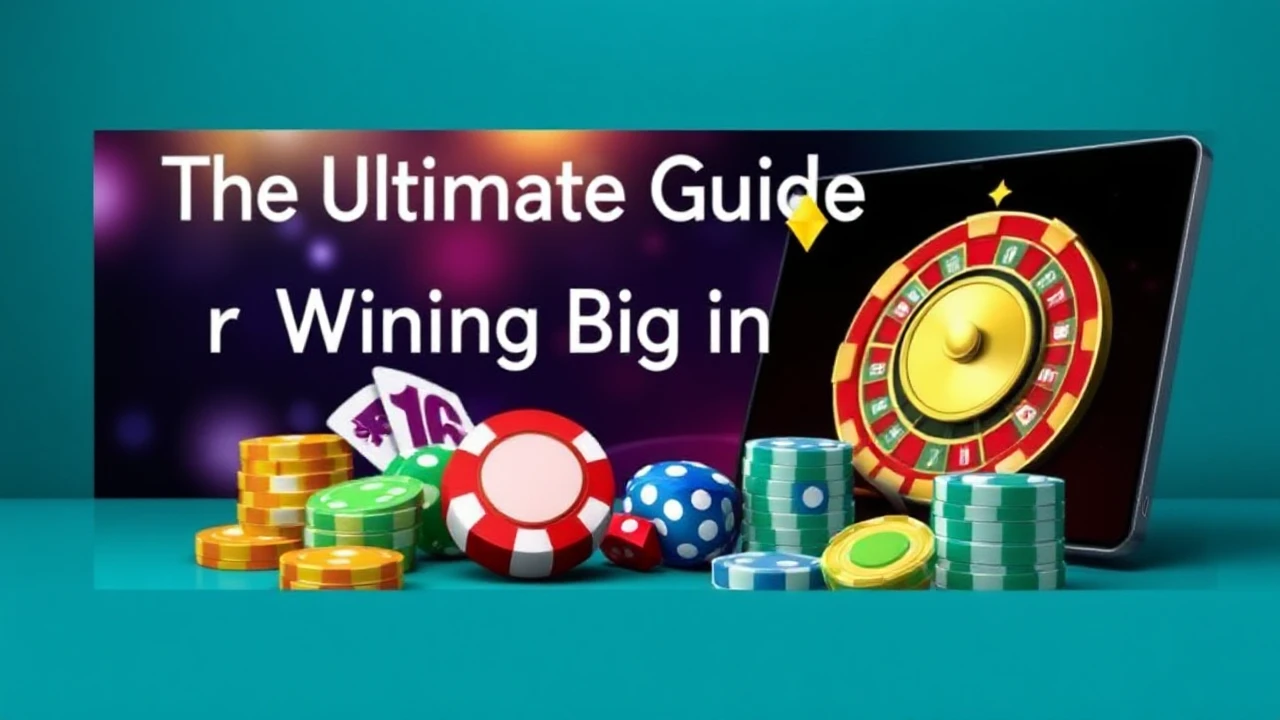 The Ultimate Guide for Winning Big in Online Casino Gambling