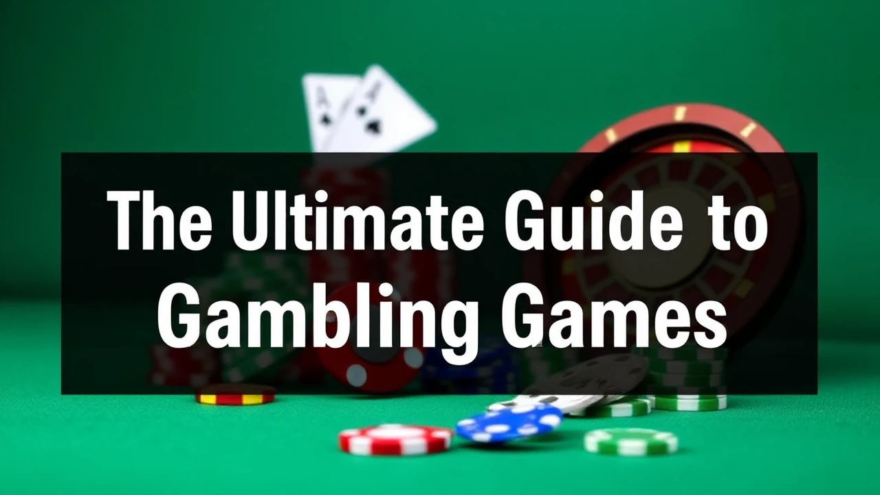 The Ultimate Guide to Gambling Games