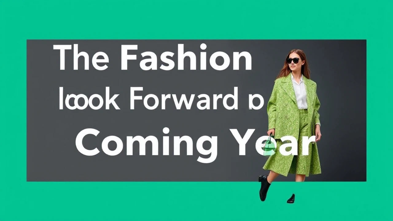 The Fashion Trends to Look Forward to in the Coming Year