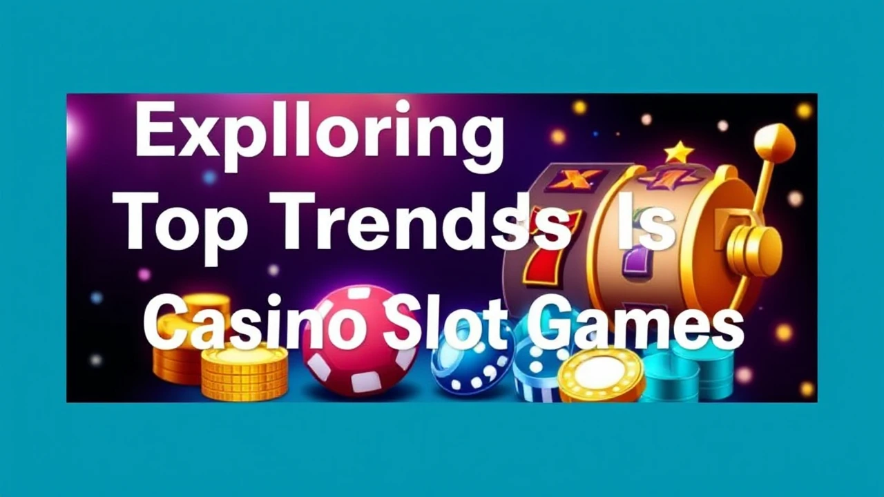 Exploring the Top Trends in Casino Slot Games