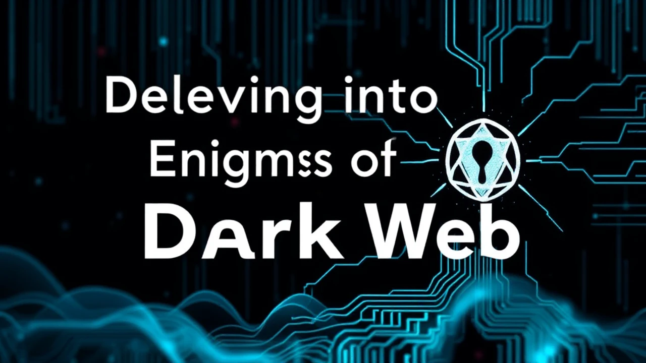 Delving into the Enigmas of the Dark Web