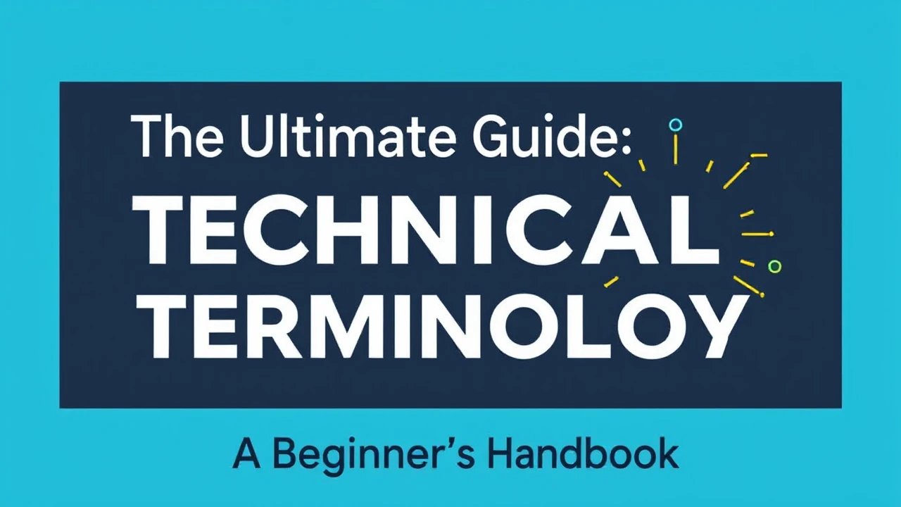 The Ultimate Guide Technical Terminology: A Beginner's Handbook