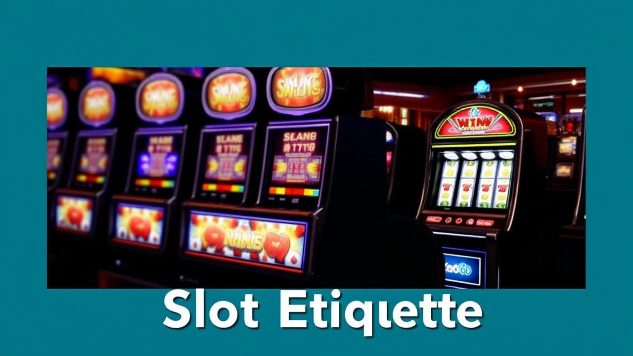 Understanding Slot Etiquette: Do's and Don'ts in the Casino