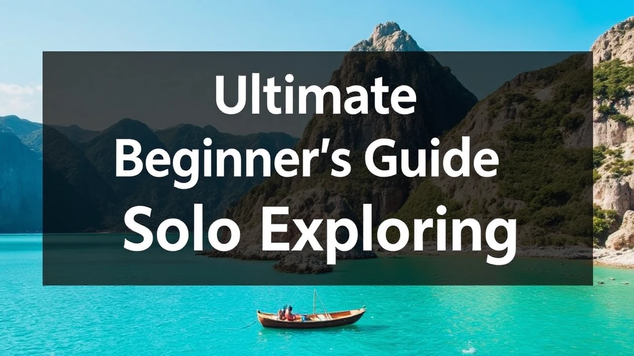 The Ultimate Beginner's Guide to Solo Exploring